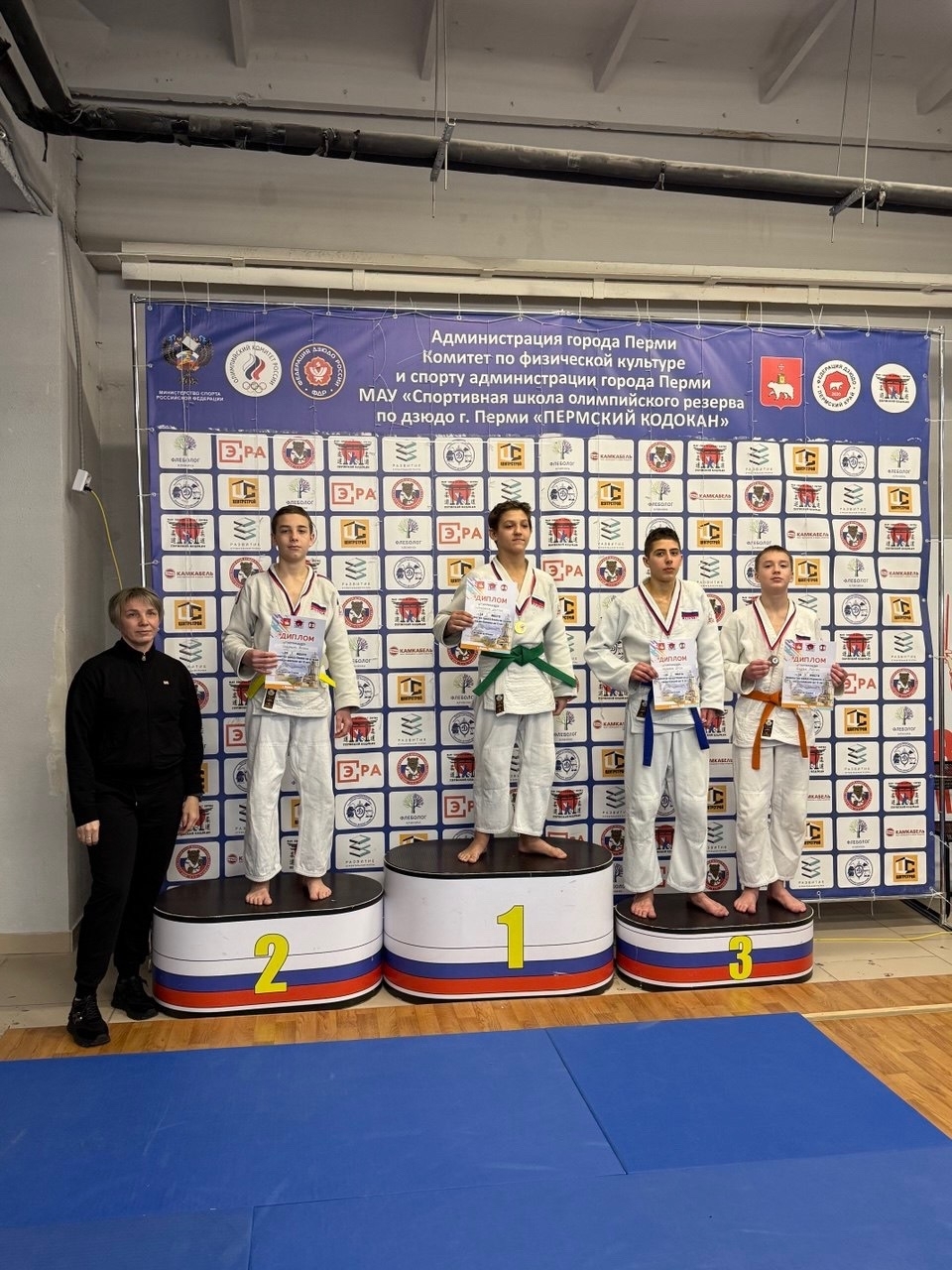 Первенство города Перми по дзюдо среди юношей до 15 лет